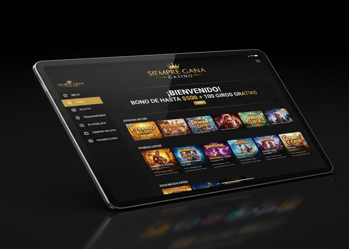 Siempre Gana Casino Casino en tableta